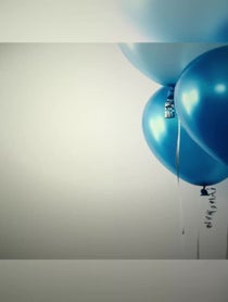 Poster for Birthday video from Moet the Blind Cat