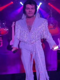 Poster for Birthday video from Elvis Impressionist