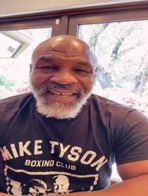 Poster for Birthday video from Mike Tyson