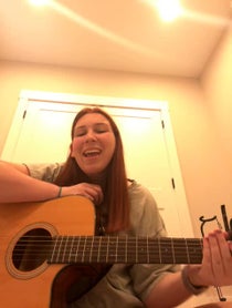 Poster for Birthday video from Cara Paige