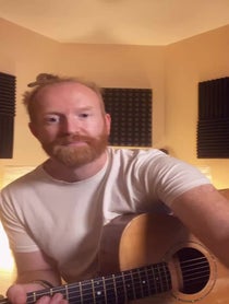 Poster for Birthday video from Newton Faulkner