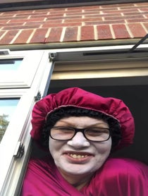 Poster for Birthday video from CRAZY WINDOW LADY OFFICIAL