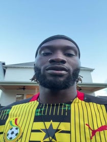 Poster for Birthday video from CJ Sapong