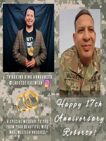 Poster for Anniversary video from Jeremiah Gallegos