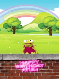 Poster for Birthday video from Happy Birthday Animals