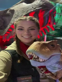 Poster for Birthday video from Jurassic Quest