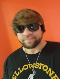 Poster for Birthday video from Guy with the hair