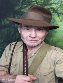 Poster for Intro video video from Indiana Jones/Harrison Ford impersonator & Magician For Kids