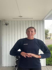 Poster for Pep Talk video from Monica Abbott