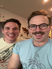 Poster for Pep Talk video from Broadway Husbands