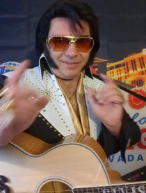 Poster for Pep Talk video from Elvis Presley Impressionist