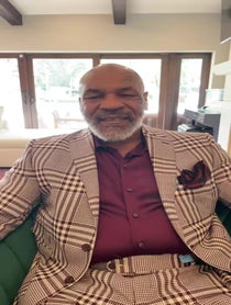 Poster for Birthday video from Mike Tyson