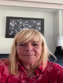 Poster for Birthday video from Linda Robson