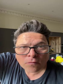 Poster for Birthday video from Dom Joly