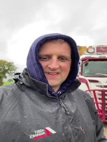 Poster for Birthday video from Trucker Tim