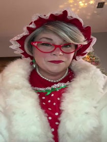 Poster for Pep Talk video from The REAL Mrs Claus