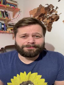Poster for Birthday video from Washington Post TikTok Guy (Dave Jorgenson)