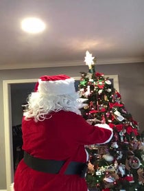 Poster for Birthday video from Santa