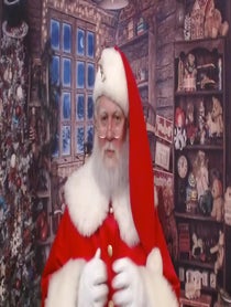Poster for Christmas video from Santa Martin