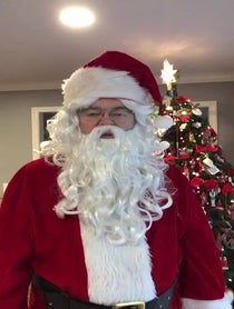 Poster for Christmas video from Santa