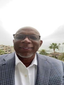 Poster for Christmas video from Clyde Drexler