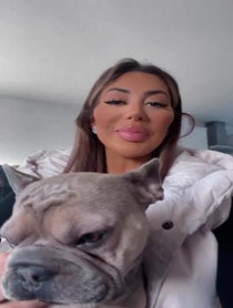 Poster for Christmas video from Chloe Ferry