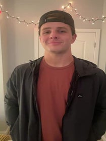 Poster for Christmas video from Brock Purdy