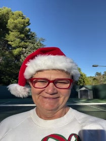 Poster for Holiday video from Pam Shriver