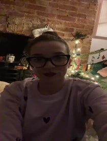 Poster for Christmas video from Candice Brown