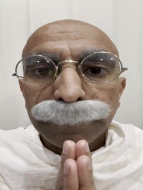 Poster for Gift video from Mahatma Gandhi