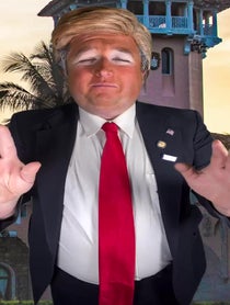 Poster for Christmas video from Tiktok Donald Trump: John Walsh