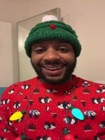 Poster for Christmas video from Brice Izyah