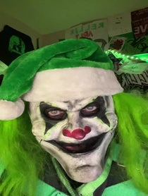 Poster for Holiday video from Rellik the clown