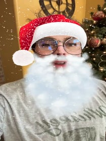 Poster for Christmas video from Dirty Santa