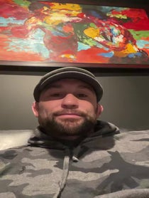 Poster for Christmas video from Frankie Edgar