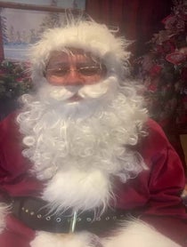 Poster for Birthday video from Santa Claus