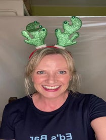 Poster for Christmas video from Lucinda Cowden