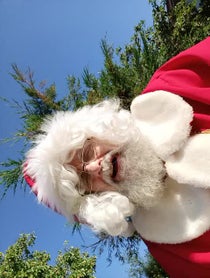Poster for Pep Talk video from Aussie Santa (Santa Colin)