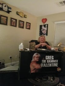 Poster for Birthday video from Greg Valentine