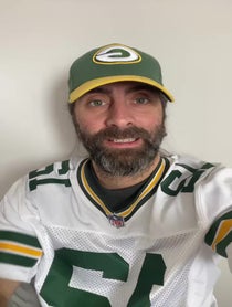 Poster for Holiday video from Aaron Rodgers Doppelganger