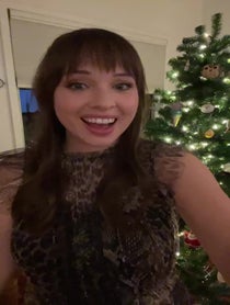 Poster for Christmas video from Natalie Lander