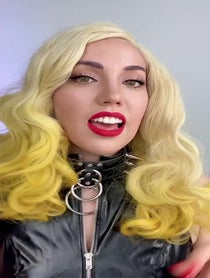 Poster for Birthday video from Lady Gaga Impressionist