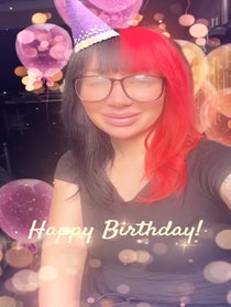 Poster for Birthday video from Ash Costello