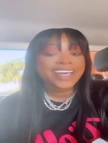 Poster for Birthday video from Trina