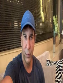 Poster for Birthday video from Wasim Akram
