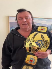 Poster for Birthday video from Honky Tonk Man