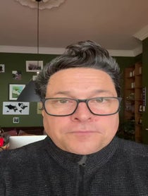 Poster for Birthday video from Dom Joly