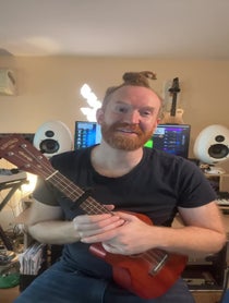 Poster for Birthday video from Newton Faulkner
