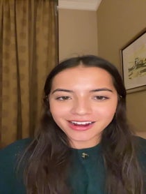 Poster for Pep Talk video from Isabela Merced