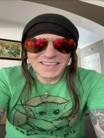 Poster for Birthday video from Rachel Bolan
